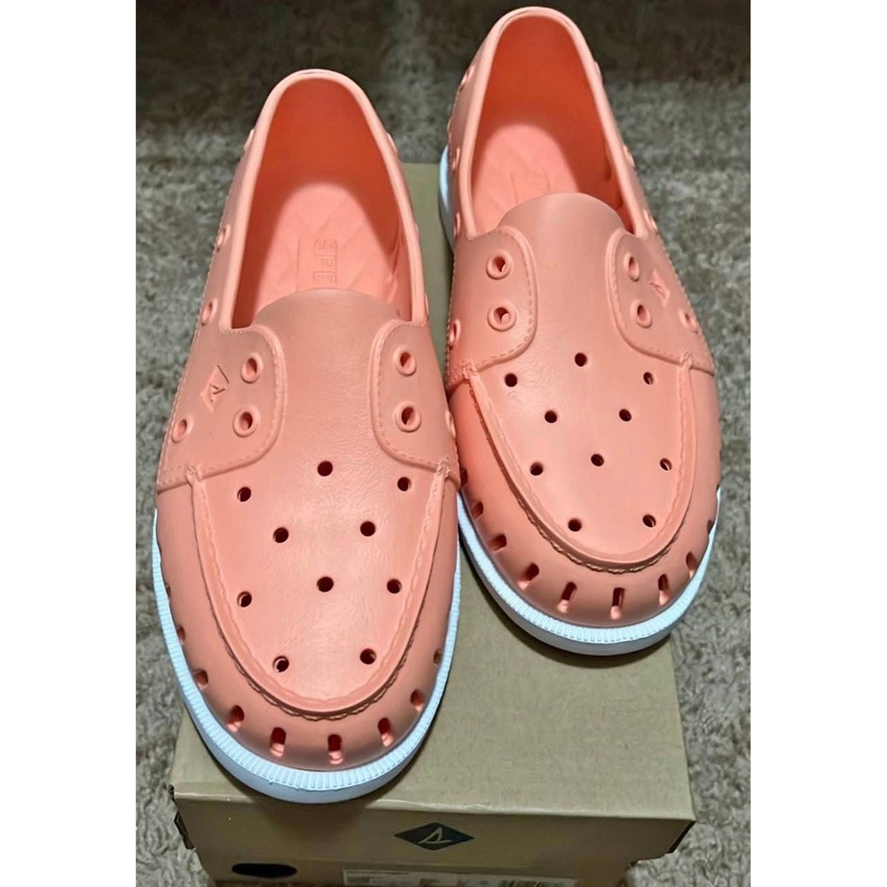 Sperry Authentic Original Float Peach Boat Shoes Womens 9 STS87475 Slip On